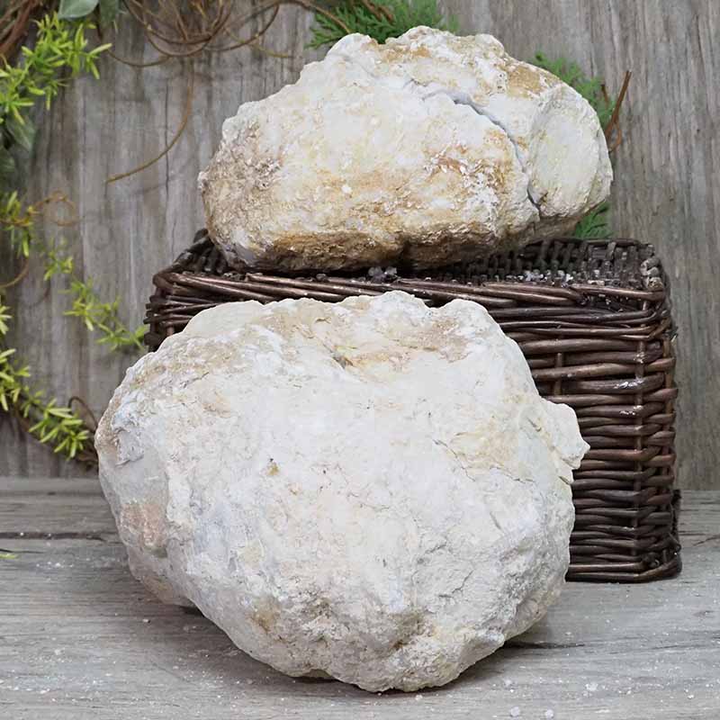Natural Calcite Geode Pair - 2 Small Geodes Set N1127 5 Natural Calcite Geode Pair – 2 Small Geodes Set N1127 | Himalayan Salt Factory