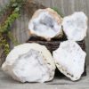 Natural Calcite Geode Pair – 2 Small Geodes Set N1128 | Himalayan Salt Factory