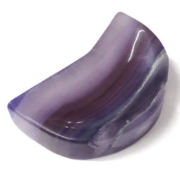 Natural Rainbow Fluorite Moon Bowl S1005 | Himalayan Salt Factory