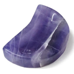 Natural Rainbow Fluorite Moon Bowl S1006 | Himalayan Salt Factory