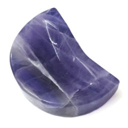 Natural Rainbow Fluorite Moon Bowl S1006 | Himalayan Salt Factory
