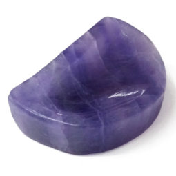 Natural Rainbow Fluorite Moon Bowl S1007 | Himalayan Salt Factory
