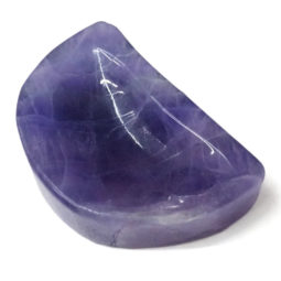 Natural Rainbow Fluorite Moon Bowl S1007 | Himalayan Salt Factory