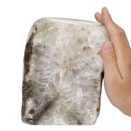 River Agate Crystal Lamp with LED Bulb N1229 | Himalayan Salt Factory