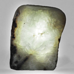 River Agate Crystal Lamp with LED Bulb N1229 | Himalayan Salt Factory