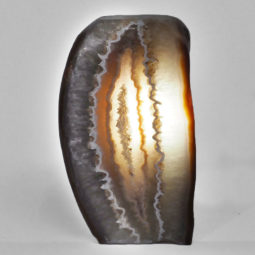 2.02kg Natural River Agate Crystal Lamp with White LED Bulb N1235 6 River Agate Crystal Lamp with LED Bulb N1235 | Himalayan Salt Factory