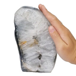 River Agate Crystal Lamp with LED Bulb N1239 | Himalayan Salt Factory
