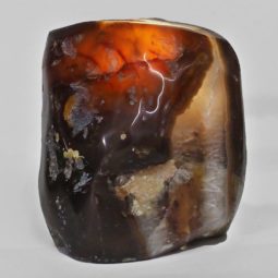 2.65kg Natural River Agate Crystal Lamp with White LED Bulb N1256 6 River Agate Crystal Lamp with LED Bulb N1256 | Himalayan Salt Factory