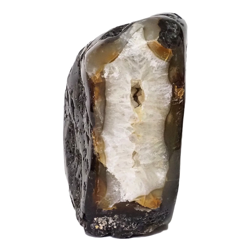2.84kg Natural River Agate Crystal Lamp with White LED Bulb N1257 3 River Agate Crystal Lamp with LED Bulb N1257 | Himalayan Salt Factory