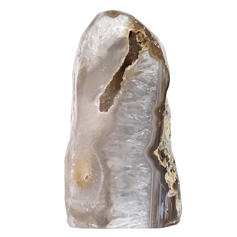 2.79kg Natural River Agate Crystal Lamp with White LED Bulb N1259 3 River Agate Crystal Lamp with LED Bulb N1259 | Himalayan Salt Factory