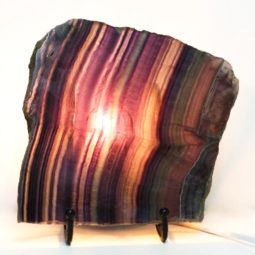 1.01kg Natural Sliced Rainbow Fluorite Crystal Lamp DS1467 6 Natural Sliced Rainbow Fluorite Crystal Lamp DS1467 | Himalayan Salt Factory