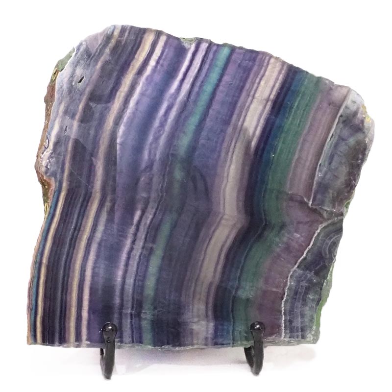 1.01kg Natural Sliced Rainbow Fluorite Crystal Lamp DS1467 3 Natural Sliced Rainbow Fluorite Crystal Lamp DS1467 | Himalayan Salt Factory