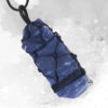 Natural Sodalite Netted Necklace N005 | Himalayan Salt Factory