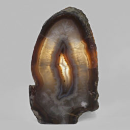 2.44kg Natural River Agate Crystal Lamp with White LED Bulb N1206 6 River Agate Crystal Lamp with LED Bulb N1206 | Himalayan Salt Factory