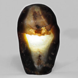 River Agate Crystal Lamp with LED Bulb N1216 | Himalayan Salt Factory