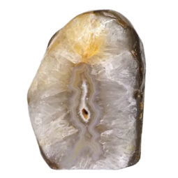 River Agate Crystal Lamp with LED Bulb N1218 | Himalayan Salt Factory