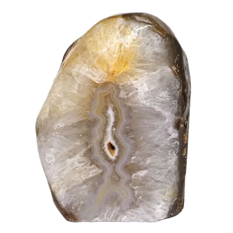 2.28kg Natural River Agate Crystal Lamp with White LED Bulb N1218 3 River Agate Crystal Lamp with LED Bulb N1218 | Himalayan Salt Factory
