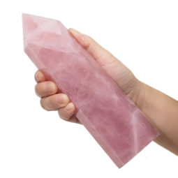 Rose Quartz Terminated Point DS1426 | Himalayan Salt Factory