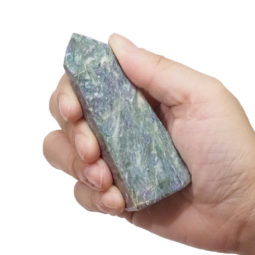 Ruby in Fuchsite Terminated Point (8-10cm) | Himalayan Salt Factory