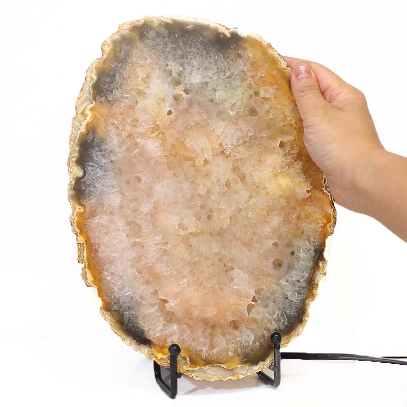 Sliced Brazilian Crystal Agate Lamp S430 5 Sliced Brazilian Crystal Agate Lamp S340