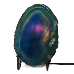 Sliced Brazilian Crystal Agate Lamp S432 6 Sliced Brazilian Crystal Agate Lamp S342