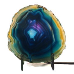 Sliced Brazilian Crystal Agate Lamp S433 6 Sliced Brazilian Crystal Agate Lamp S343