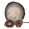 Sliced Brazilian Crystal Agate Lamp Set 3 Pieces S477