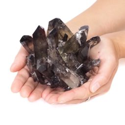 Smoky Quartz Crystal Cluster DS1434 | Himalayan Salt Factory