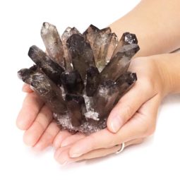 Smoky Quartz Crystal Cluster DS1435 | Himalayan Salt Factory