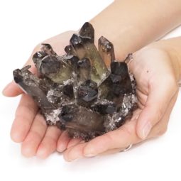Smoky Quartz Crystal Cluster DS1439 | Himalayan Salt Factory