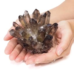 Smoky Quartz Crystal Cluster DS1440 | Himalayan Salt Factory