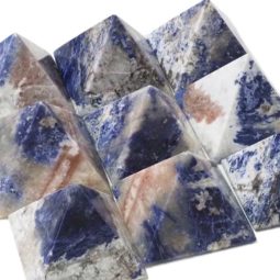 Sodalite Pyramid 5.5cm | Himalayan Salt Factory