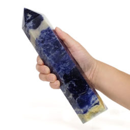 Sodalite Terminated Point DS1423 | Himalayan Salt Factory