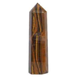 Tiger Eye Terminated Point DS1425 | Himalayan Salt Factory