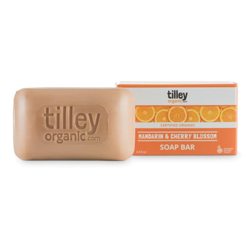 Tilley Mandarin and Cherry Blossom Organic Soap 120g