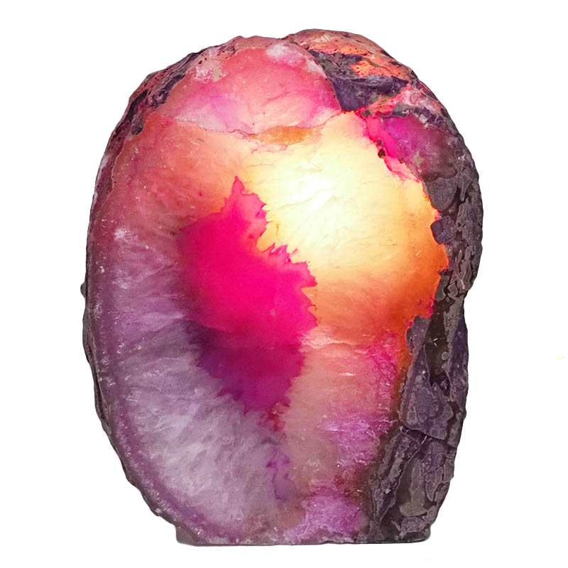 2.51kg Agate Crystal Lamp N1339 4 Agate Crystal Lamp N1339 | Himalayan Salt Factory