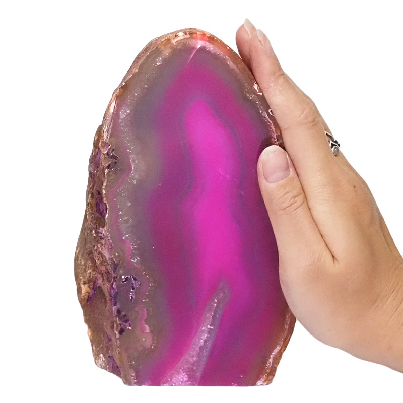 1.66kg Agate Crystal Lamp N1343 5 Agate Crystal Lamp N1343 | Himalayan Salt Factory