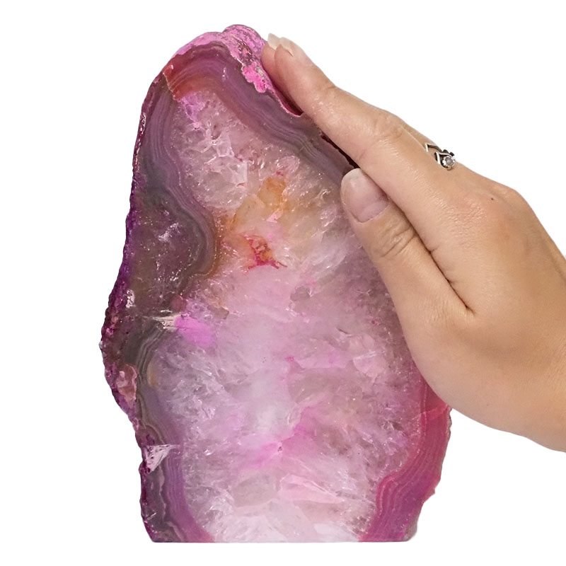 1.66kg Agate Crystal Lamp N1345 5 Agate Crystal Lamp N1345 | Himalayan Salt Factory