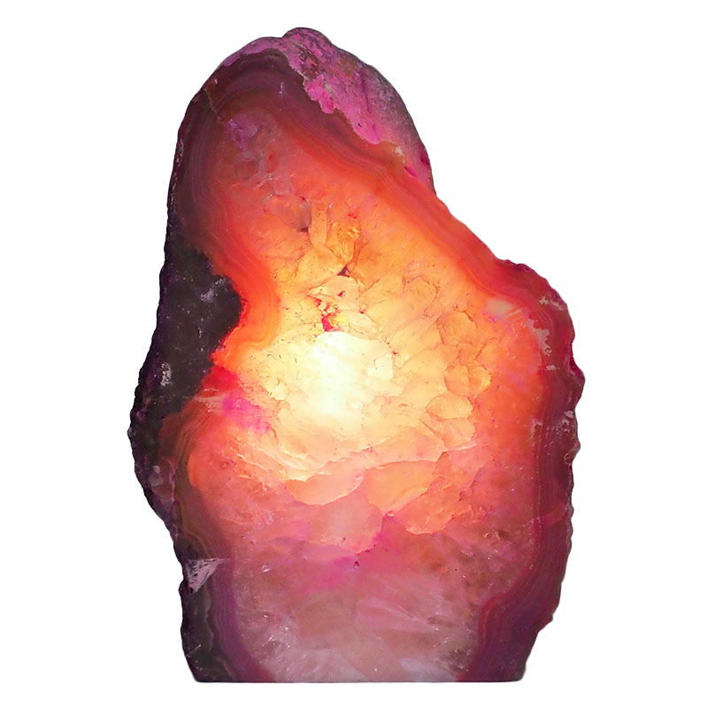 1.66kg Agate Crystal Lamp N1345 4 Agate Crystal Lamp N1345 | Himalayan Salt Factory