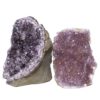 2.59kg Amethyst Crystal Geode Specimen Set 2 Pieces DN839 1 Amethyst Crystal Geode Specimen Set 2 Pieces DN839 | Himalayan Salt Factory