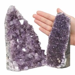2.97kg Amethyst Crystal Geode Specimen Set 2 Pieces DN841 5 Amethyst Crystal Geode Specimen Set 2 Pieces DN841 | Himalayan Salt Factory