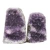2.06kg Amethyst Crystal Geode Specimen Set 2 Pieces DN917 2 Amethyst Crystal Geode Specimen Set 2 Pieces DN917 | Himalayan Salt Factory