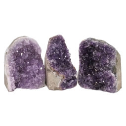 Amethyst Crystal Geode Specimen Set 2 Pieces DN923 | Himalayan Salt Factory