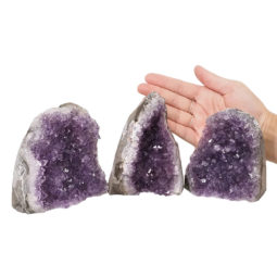 2.29kg Amethyst Crystal Geode Specimen Set 3 Pieces DN926 5 Amethyst Crystal Geode Specimen Set 2 Pieces DN926 | Himalayan Salt Factory