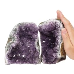 2.67kg Amethyst Crystal Geode Specimen Set 2 Pieces DN932 5 Amethyst Crystal Geode Specimen Set 2 Pieces DN932 | Himalayan Salt Factory