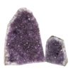 Amethyst Crystal Geode Specimen Set 2 Pieces DN938 | Himalayan Salt Factory