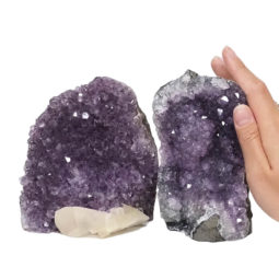 2.28kg Amethyst Crystal Geode Specimen Set 2 Pieces DN957 5 Amethyst Crystal Geode Specimen Set 2 Pieces DN957 | Himalayan Salt Factory