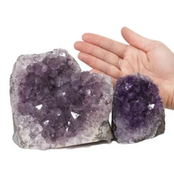 2.18kg Amethyst Crystal Geode Specimen Set 2 Pieces DN963 5 Amethyst Crystal Geode Specimen Set 2 Pieces DN963 | Himalayan Salt Factory