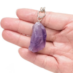 Amethyst Crystal Rough Keychain 7 Amethyst Crystal Rough Keychain | Himalayan Salt Factory