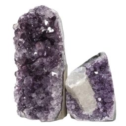 Amethyst Polished Crystal Geode Specimen DN831 | Himalayan Salt Factory
